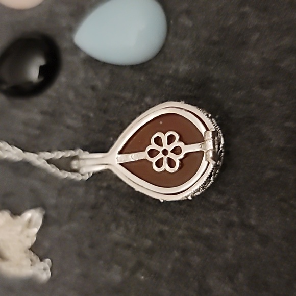 Interchangeable Stone 925 Necklace - Picture 5 of 5